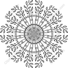 Mandala Leaf