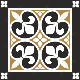 Elegant Floral Tile Pattern
