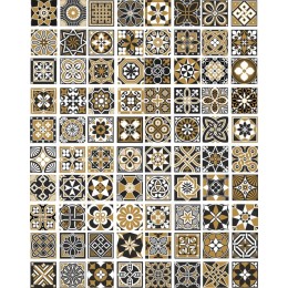Geometric Vintage Tile Set