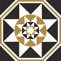 Geometric Octagonal Star