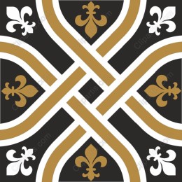 Elegant Geometric Floral Pattern
