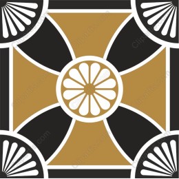 Geometric Floral Elegance