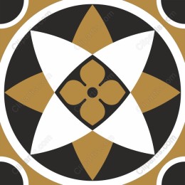 Floral Elegance Geometric