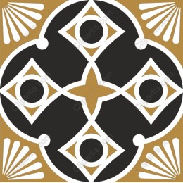 Elegant Geometric - Black & Gold