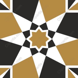 Geometric Star Pattern in and