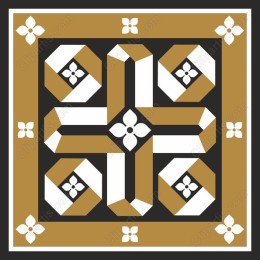 Elegant Geometric Floral