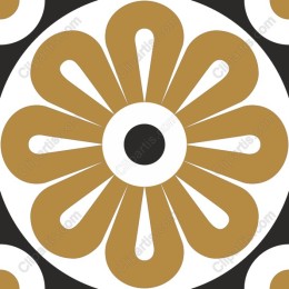 Gold Floral