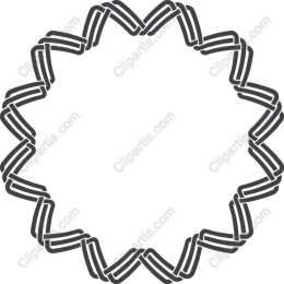 Elegant Star-Like Geometric Outline