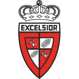 Excelsior Emblem - Red Shield Graphic