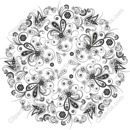 Elegant Floral Mandala