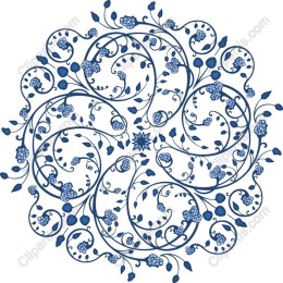 Elegant Floral Circular Mandala