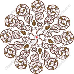 Intricate Floral Swirl
