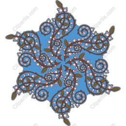 Floral Spiral Mandala