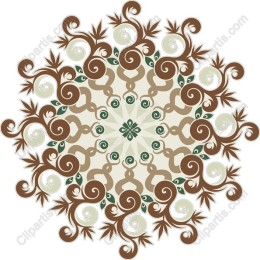 Ornate Floral Mandala