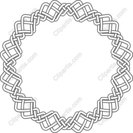 Elegant Knotwork Frame