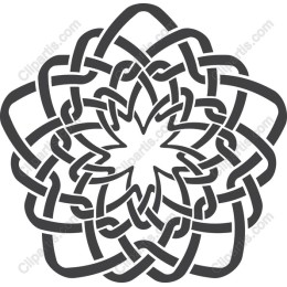 Intricate Knot Mandala