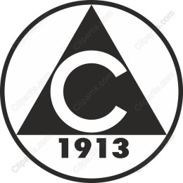 Vintage C Triangle Emblem with Year 1913