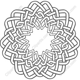 Interwoven Knot Pattern