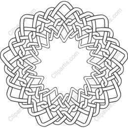 Intricate Circular Knot