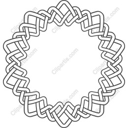 Intricate Woven Circular Frame