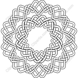 Elegant Knot Pattern Clipart