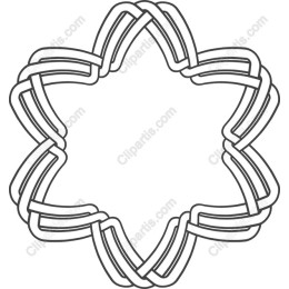 Elegant Star-Shaped Knot