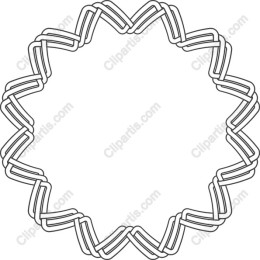 Elegant Decorative Circular Frame