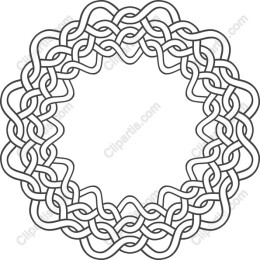 Intricate Celtic Knot Frame