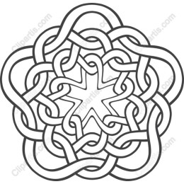 Elegant Interwoven Knot