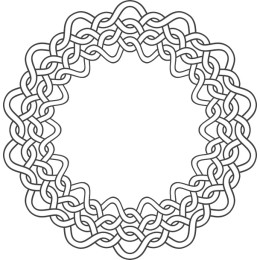 Elegant Circular Knot