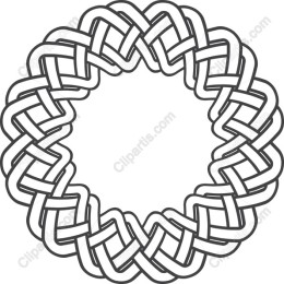 Interlaced Knot Frame