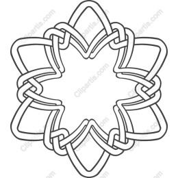 Elegant Interwoven Star