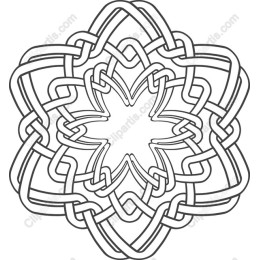 Elegant Knot Pattern Drawing