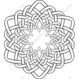 Intricate Circular Knot