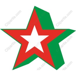 Vibrant 3D Star