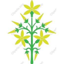 Vibrant Yellow Floral