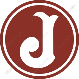 Elegant Initial J Monogram