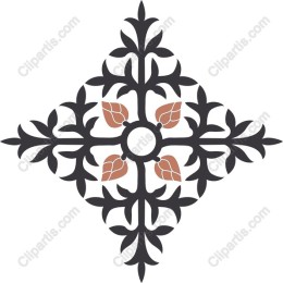 Elegant Floral Ornament