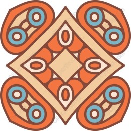 Vibrant Geometric Motif