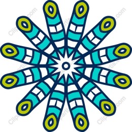 Vibrant Geometric Swirl