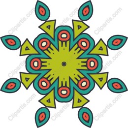 Vibrant Geometric Floral