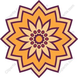 Vibrant Geometric Floral
