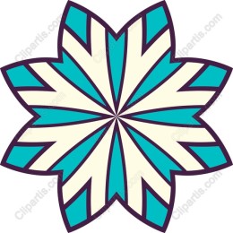 Elegant Eight-Pointed Star Floral