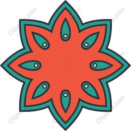 Elegant Eight-Pointed Star Flower
