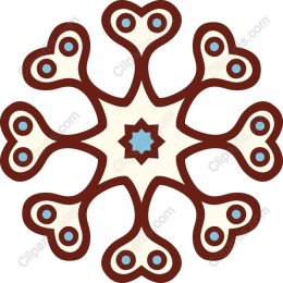 Charming Snowflake Heart