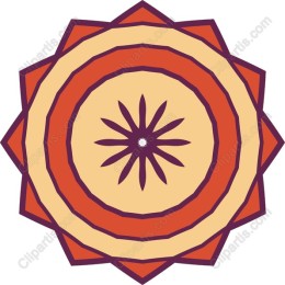 Geometric Floral Mandala