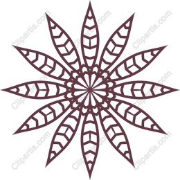 Elegant Floral Star