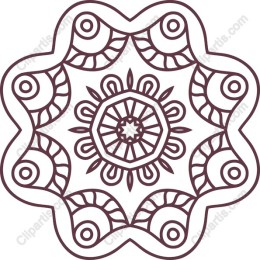 Elegant Floral Mandala