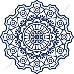 Mandala - Intricate Floral Art in and