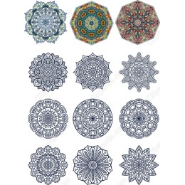  Mandala Collection: 12 Unique Mandala in and